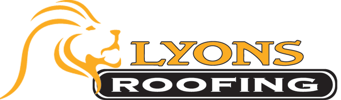 Lyons Roofing Company Logo with Lion