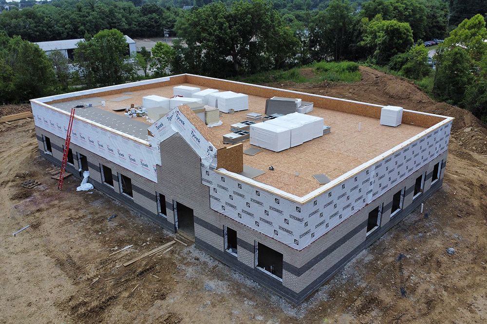 Beautiful new roofing contruction