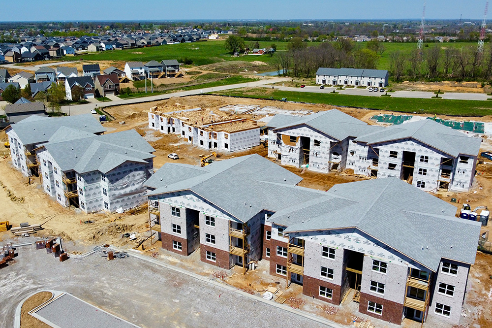 New Construction Roofing on Apartments